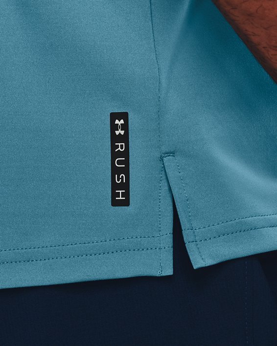 Men's UA RUSH™ Energy Short Sleeve, Blue, pdpMainDesktop image number 4